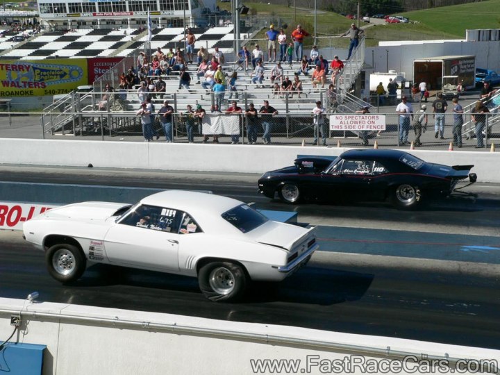 White 1969 Camaro Doing Wheelie White 1969 Camaro Doing Wheelie